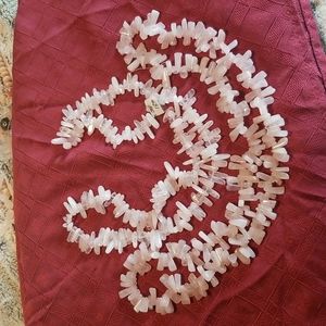 Rose Quartz Bead Strands 36" ea. For stringing.  Jewelry Makers!!  NWOT #1